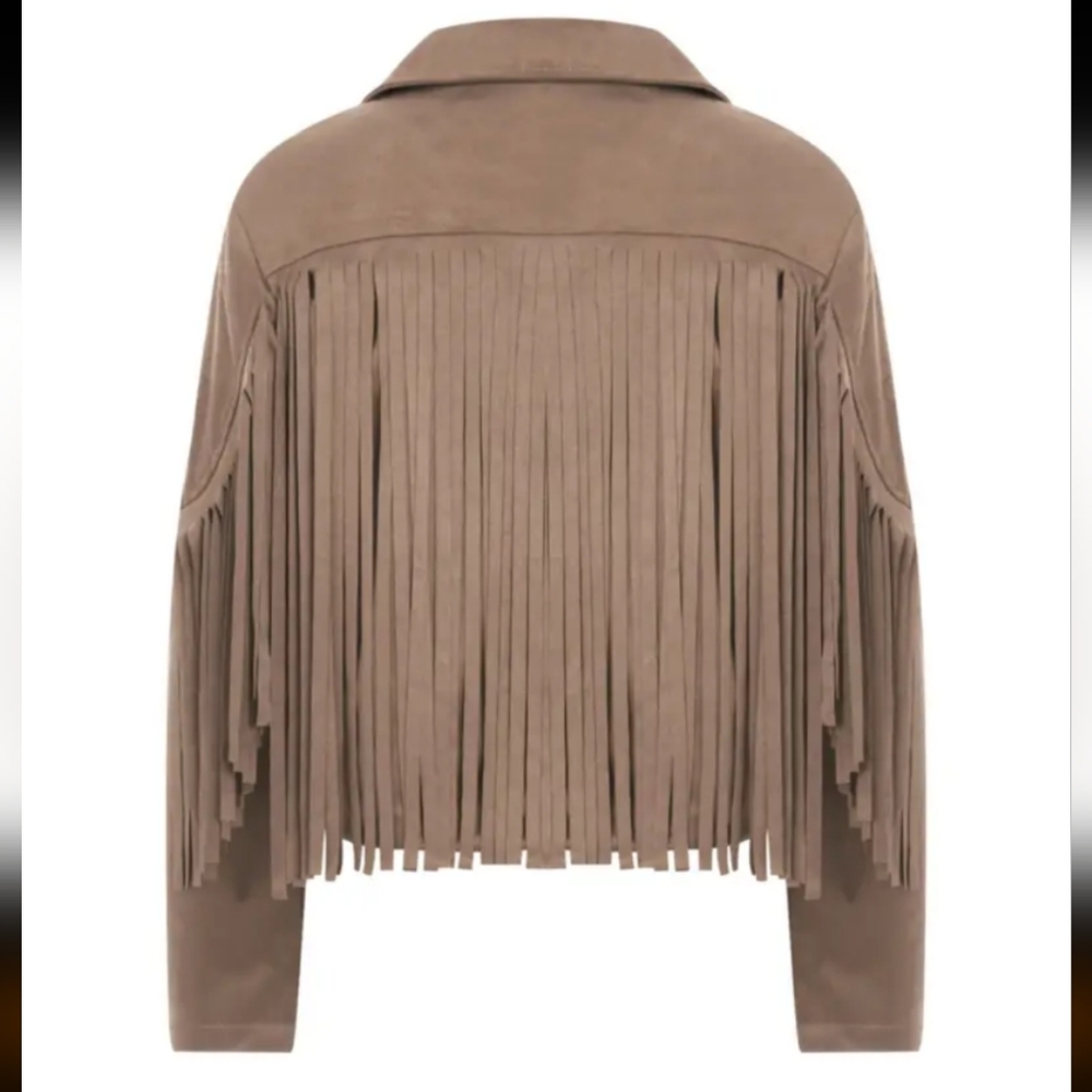 Fringe faux leather jacket - Picture 4 of 4